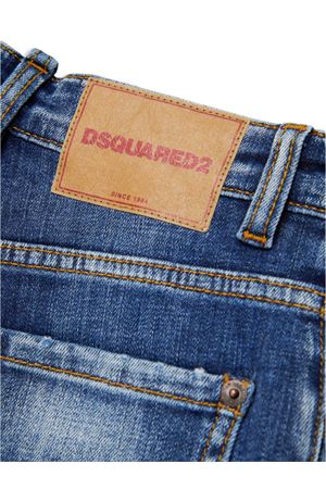 jeans in cotone blu DSQUARED KIDS | DQ0731D0A98DQ01